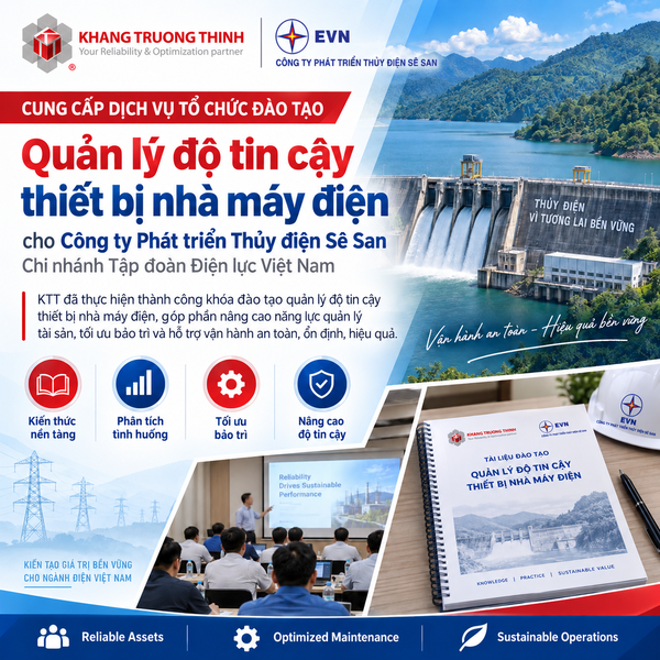 Provision of the “Power Plant Equipment Reliability Management” Training Course for Se San Hydropower Development Company