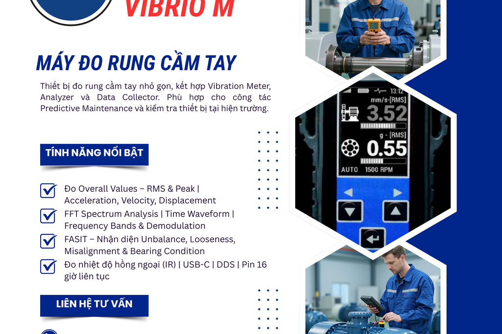 ADASH A4900 Vibrio M – Portable Vibration Meter, Analyzer and Data Collector