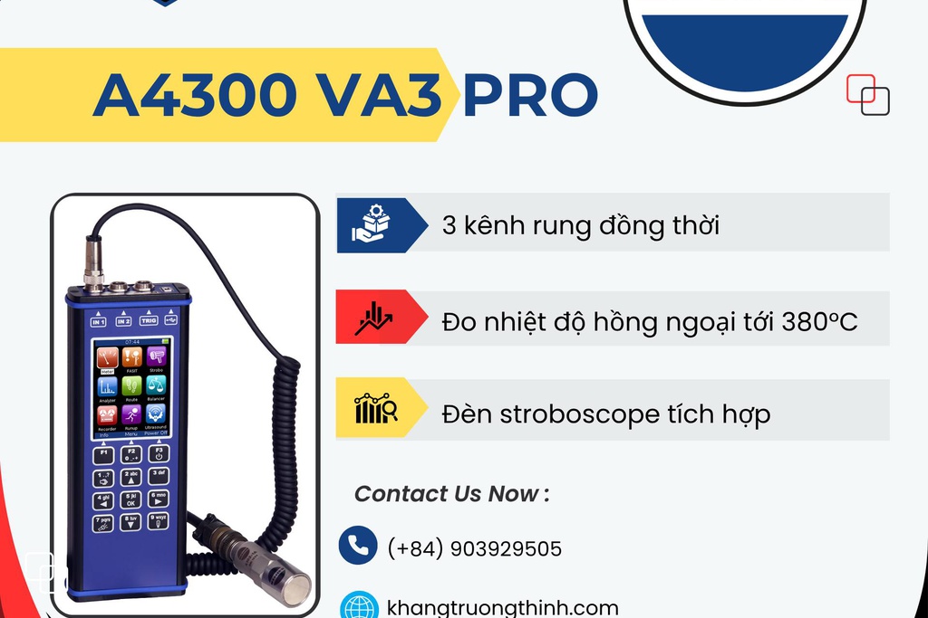 MÁY PHÂN TÍCH RUNG A4300 VA3 PRO