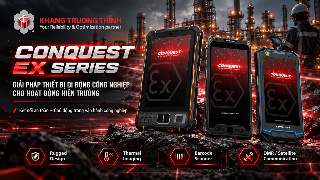 CONQUEST EX SERIES – Industrial Mobile Device Solutions For Field Operations